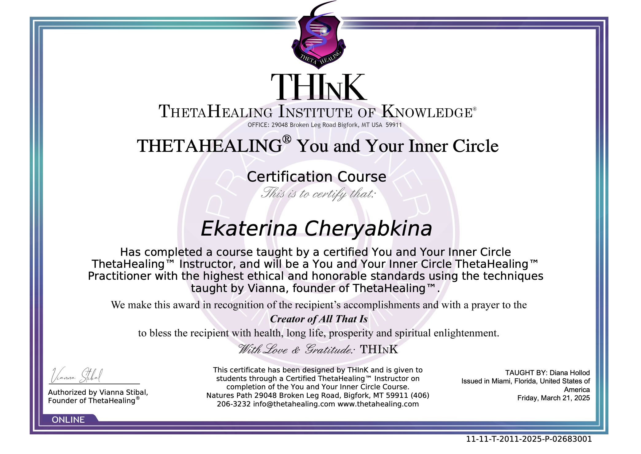 ThetaHealing — You and Your Inner Circle