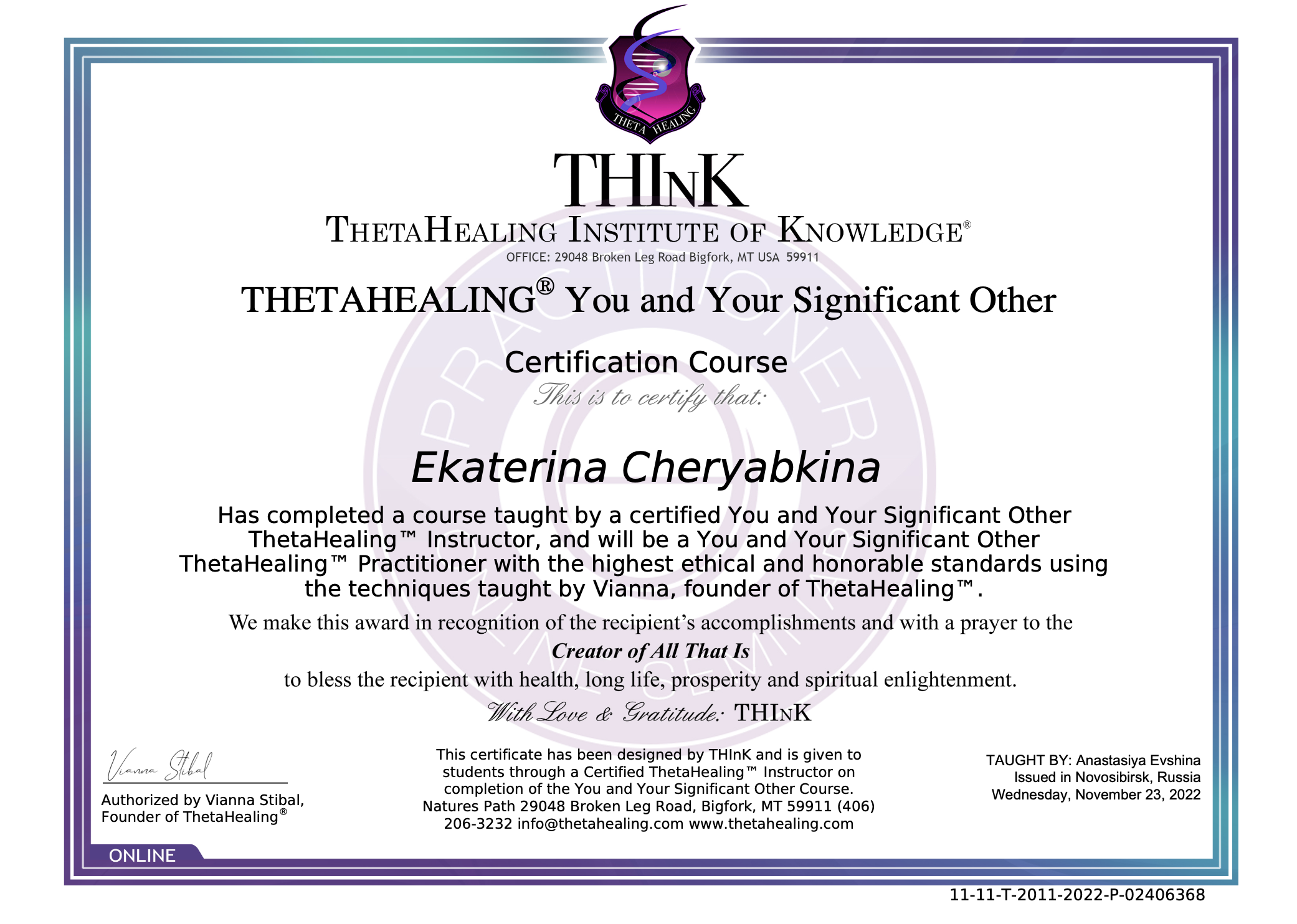 ThetaHealing — You and Your Significant Other